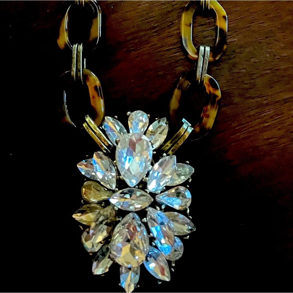 J. Crew Large Medallion Necklace